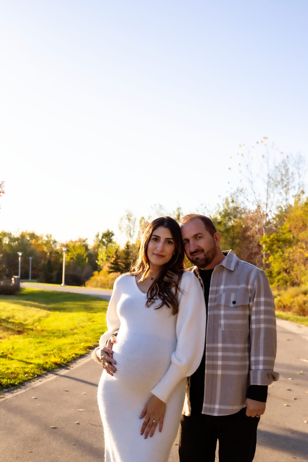 Maternity couple portrait